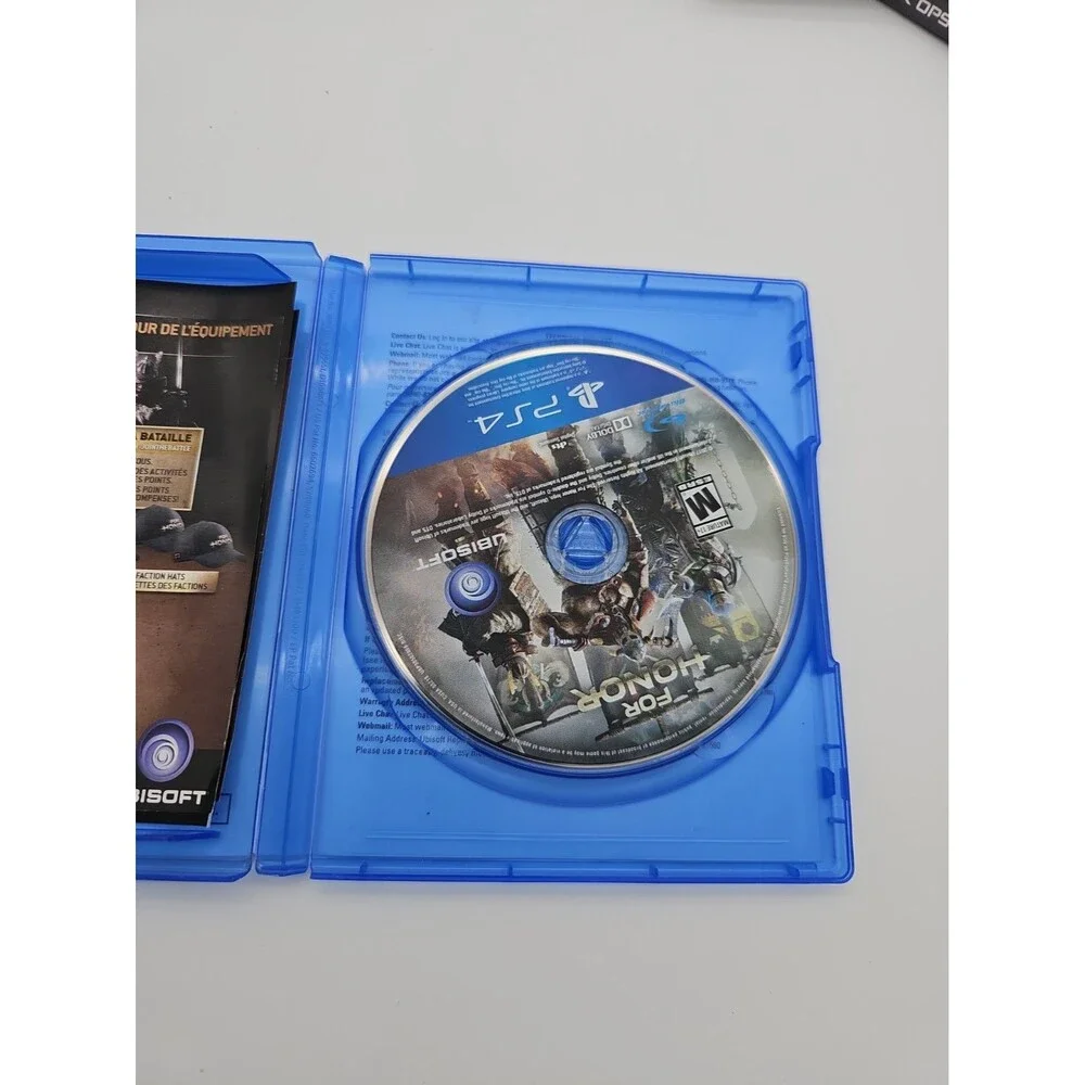 For Honor (Sony PlayStation 4, 2017). Tested. CIB. Very Good Condition.